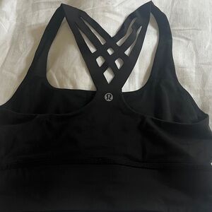 lululemon athletica Black Crisscross Sports Bra